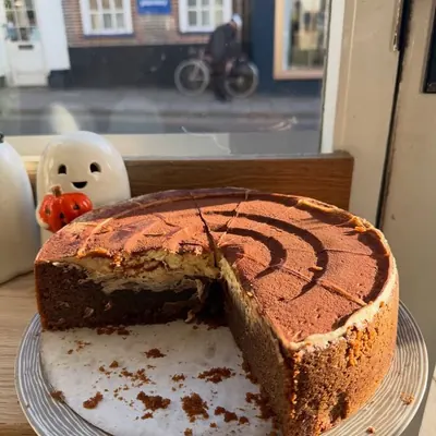 Cake on the counter